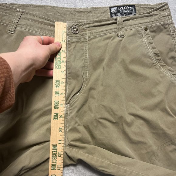Kuhl Shorts Mens 36 Brown Bermuda Outdoor Hiking Cotton Nylon Mid Rise 10 Inseam - Picture 4 of 10
